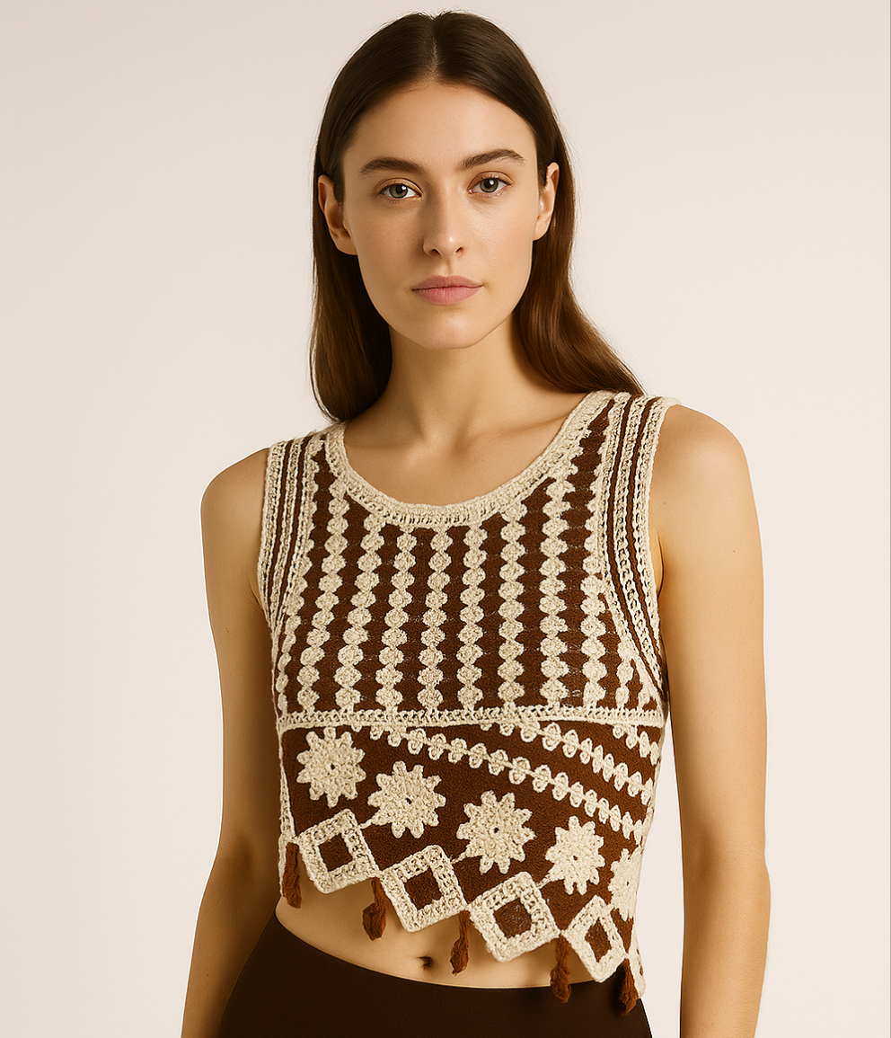 Solstice Thread Crochet Top