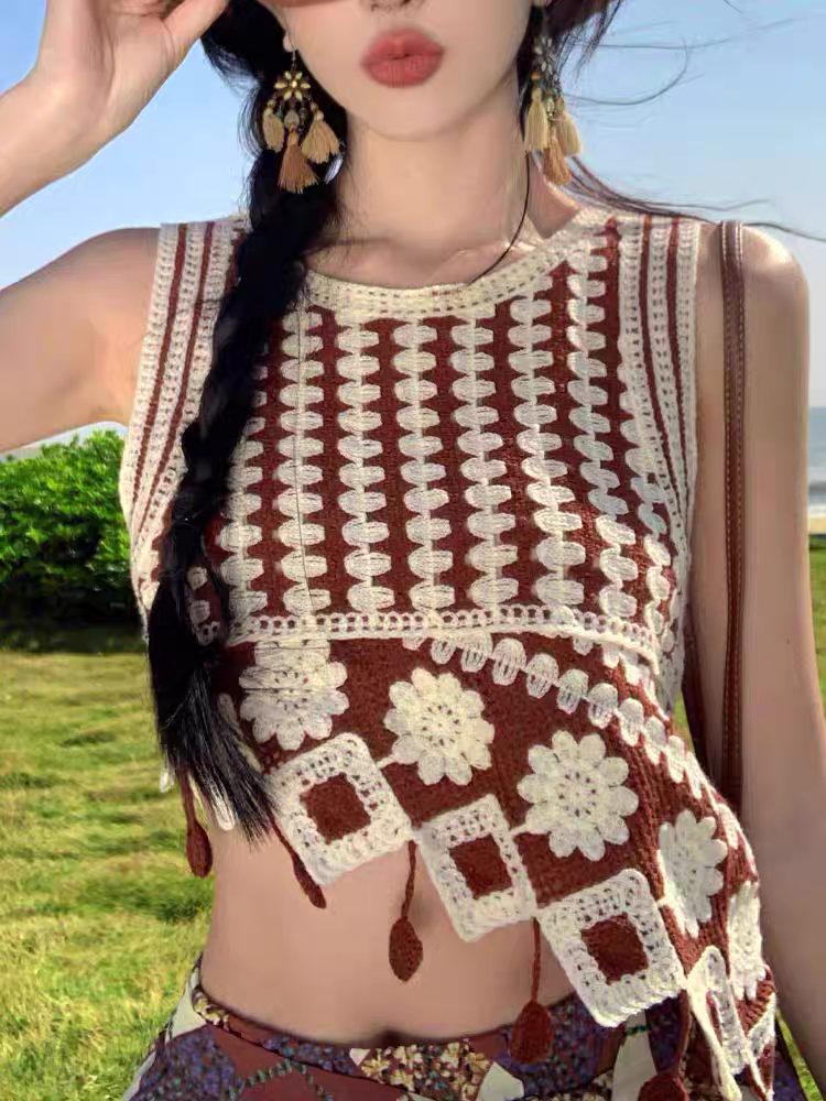 Solstice Thread Crochet Top