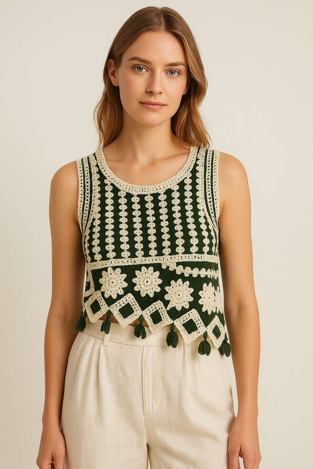 Solstice Thread Crochet Top