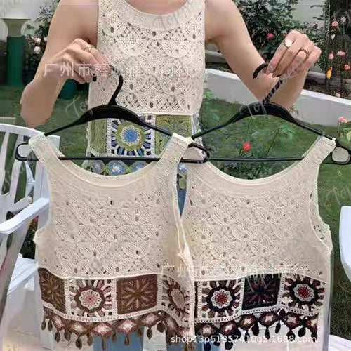 Sierra Cotton Top With Square Candle pattern