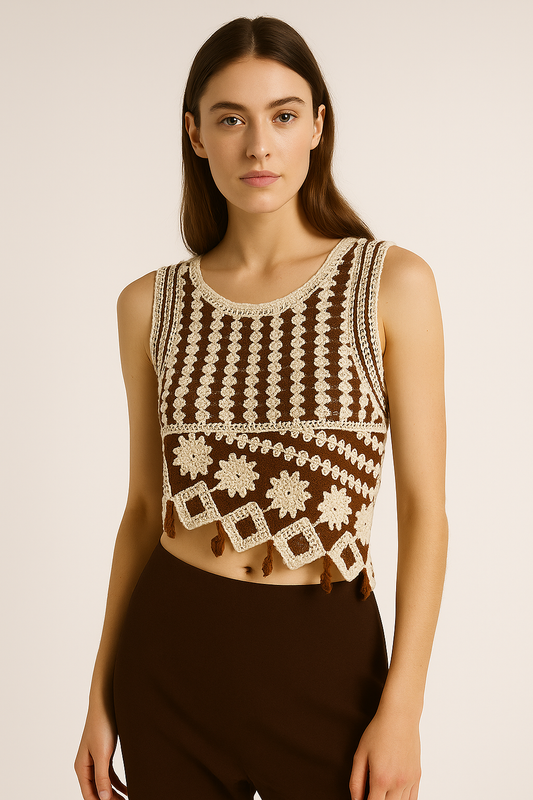 Solstice Thread Crochet Top