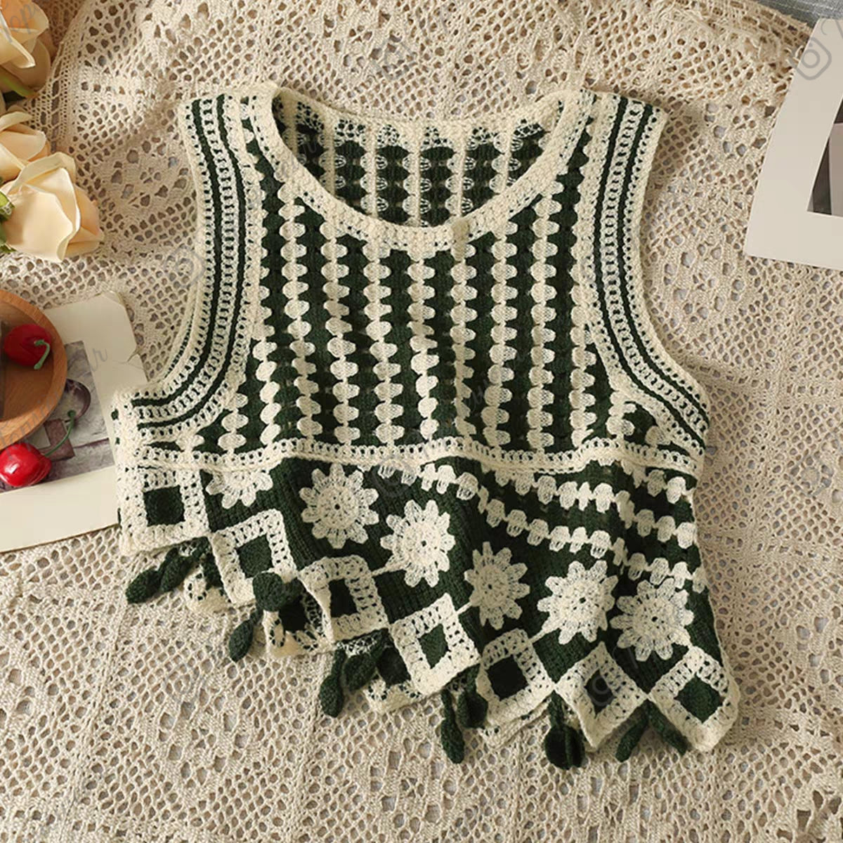 Solstice Thread Crochet Top
